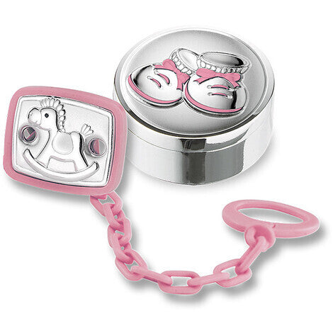 Set Ciuccio e Dentini Rosa Scarpette Valenti Hover Image