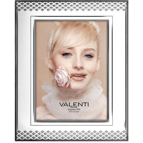 Cornice Piramidi Argento 18x24 Valenti Hover Image