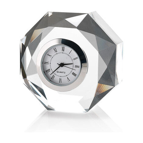 Orologio Ottagonale in Cristallo Valenti Argenti