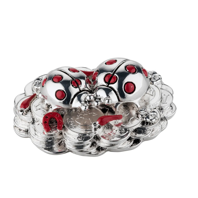 Coppia di coccinelle aportafortuna