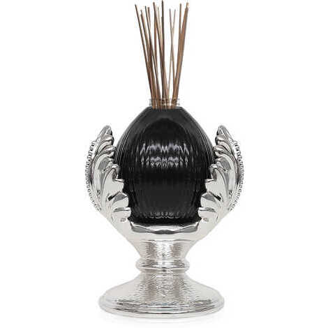 Pomo Profumatore Nero Base Argento Valenti Hover Image