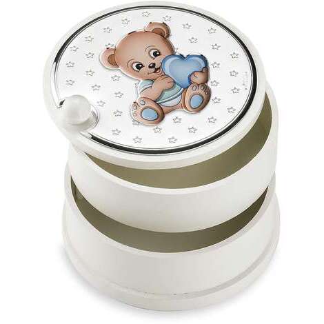 Cofanetto Orsetto e Cuore 12cm Valenti